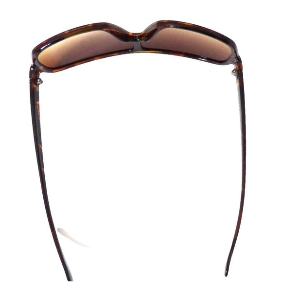 Sunglasses Retro Brown Plastic Studded Tortoise 100 % UV Protection 4 Up - Picture 9 of 9